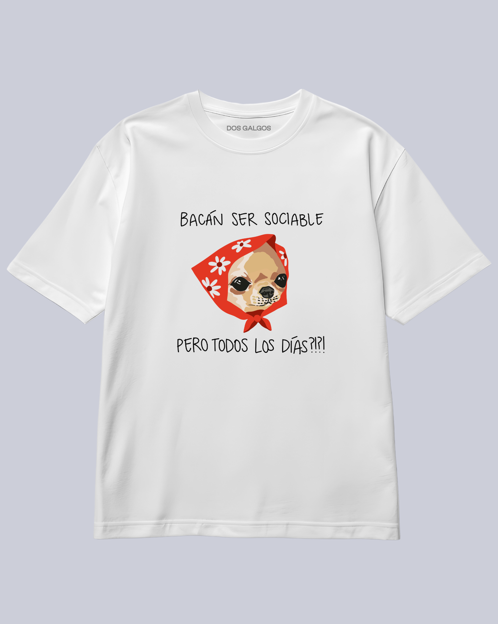 Polera Perrito Antisocial