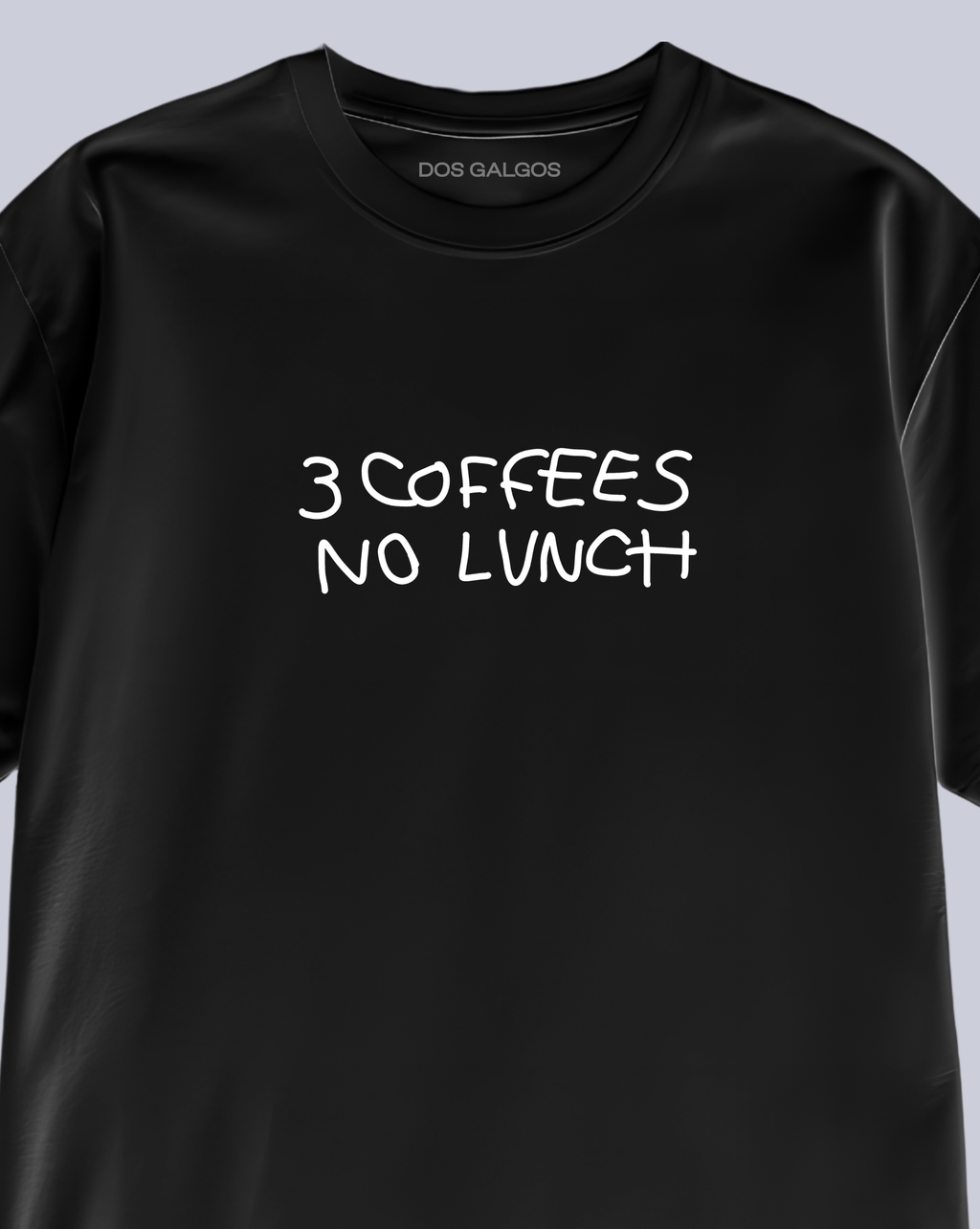 Polera 3 coffees no lunch