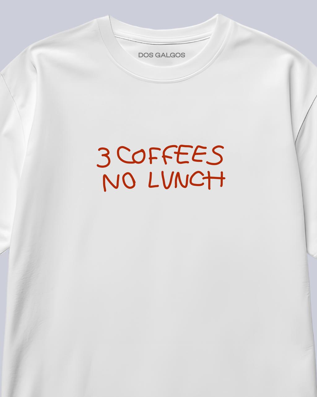 Polera 3 coffees no lunch
